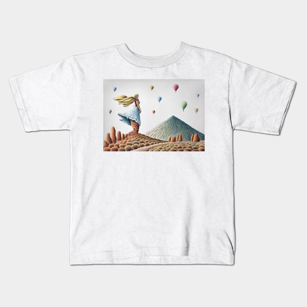 Teide Nomad Kids T-Shirt by benheineart